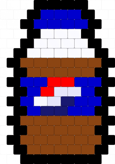 pepsi bottle - purple,red