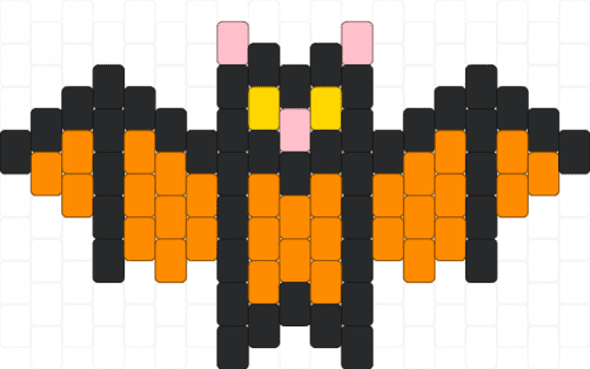 orange bat - black,orange