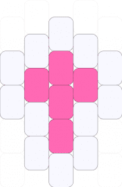 cross - cross,religion,simple,charm,pink,white