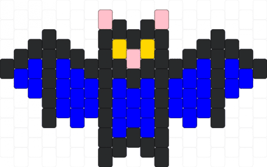 blue bat - black,purple