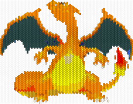 charzard - charizard,pokemon,evolution,charmander,character,gaming,dragon,fiery,orange,yellow,green