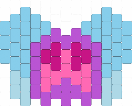 fea charm - pink,light blue