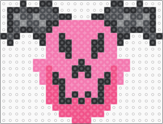 devilish little skull - pink