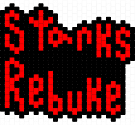 starks rebuke - starks,rebuke,text,sign,black,red