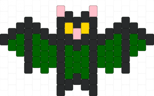 dark green bat - black,green