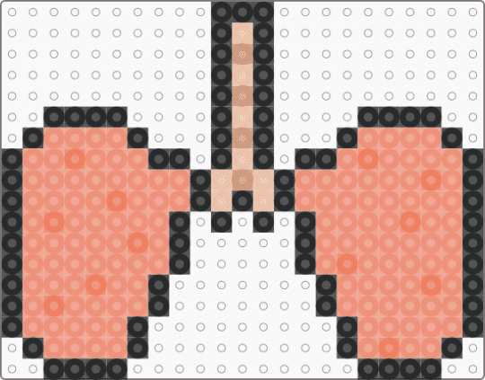 lung perler - orange