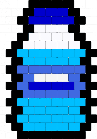 fanta berry bottle - light blue