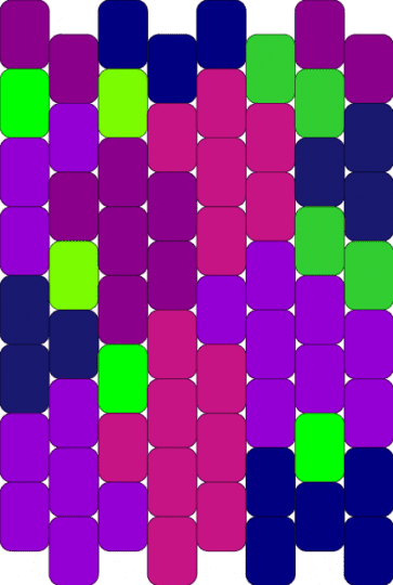 mini berry panel - purple,pink