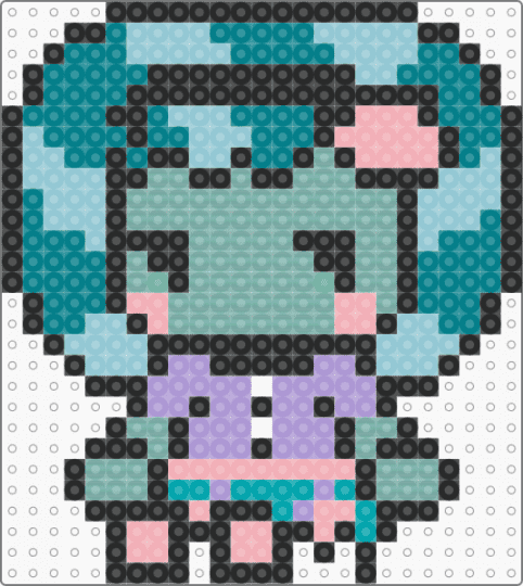 Honey Swamp Perler - teal