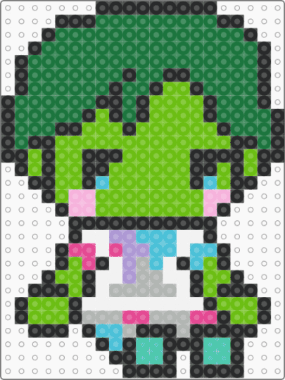 Porter Geiss Monster High - porter geiss,monster high,green