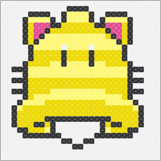 The Giga Cat bell power up - yellow