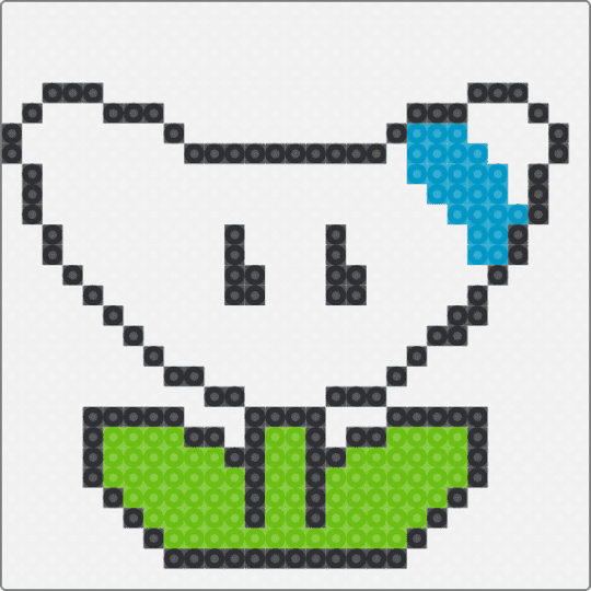 The boomerang flower power ups - white,green