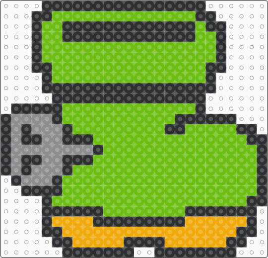 The Shoeboot power up - green