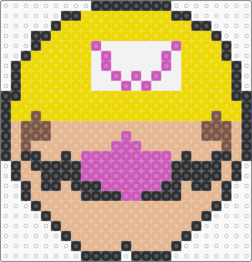 Super Smash bros Ultimate Wario Icons - yellow,beige