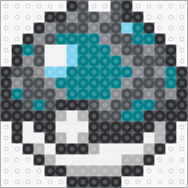 Net Pokeball - net ball,pokeball,gaming,teal,gray