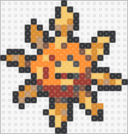 Solrock Pokemon - solrock,pokemon,character,gaming,orange,tan