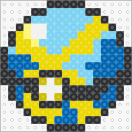 Quick Pokeball - quick ball,pokeball,pokemon,gaming,light blue,blue,yellow