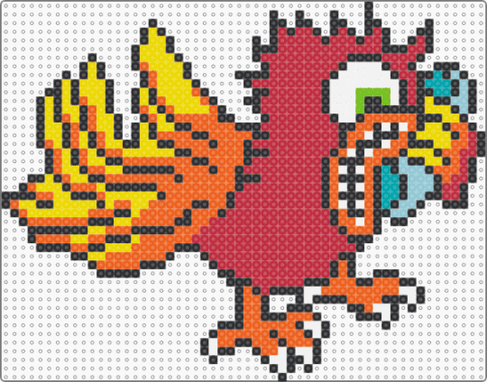 BIRD PHONE SUBTRONICS - orange, red, yellow