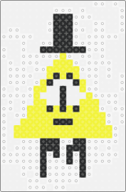 bill cypher - bill cipher,gravity falls,character,tophat,animation,tv show,yellow