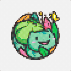 Bulbasaur sphere - bulbasaur,pokemon,gaming,cute,happy,green