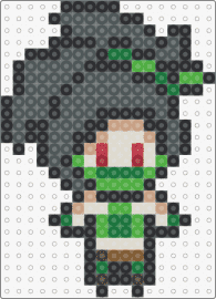 League of Legends - Akali Sprite - akali,league of legends,lol,character,video game,green,gray