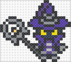 League of Legends - Veigar Sprite - veigar,lol,league of legends,characer,chibi,gaming,video game,black,purple,gray