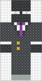 Enderman in a suit - enderman,minecraft,video game,character,mysterious,suit,black