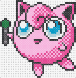 Jigglypuff - jigglypuff,pokemon,microphone,character,gaming,cute,pink