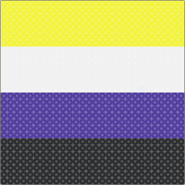 Non-binary flag - nonbinary,pride,flag,stripes,yellow,purple