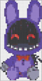 Withered Bonnie FNAF - withered bonnie,fnaf,five nights at freddys,youtooz,character,horror,video game,purple,black