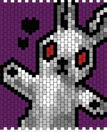 HABIT EMH PFP PANEL - habit,emd,everyman haybrid,slender man,bunny,panel,horror,spooky,creepy,tv show,purple,gray