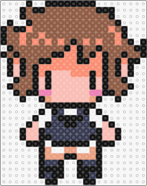 Chrome (Omori Fan Sprite) - chrome,omori,chibi,video game,character,pink,tan