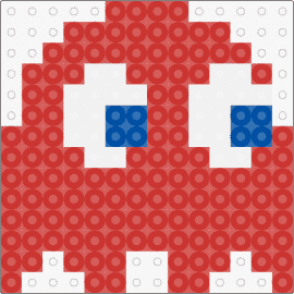 Blinky from Pac-Man (red ghost) - blinky,ghost,pacman,character,video game,arcade,retro,namco,red