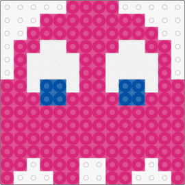 Pinky from Pac-man (pink ghost) - pinky,ghost,pacman,character,video game,arcade,retro,namco,pink