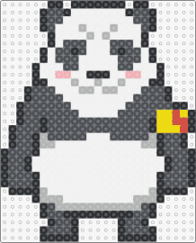 Panda - panda,jujutsu kaisen,bear,character,manga,anime,animal,tv show,gray,white