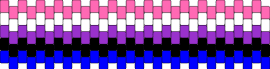 genderfluid - genderfluid,pride,cuff,horizontal,stripes,pink,purple,blue