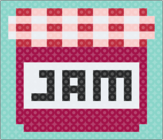 jam - pink,light blue