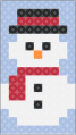 snowman - snowman,winter,christmas,festive,white,red,light blue