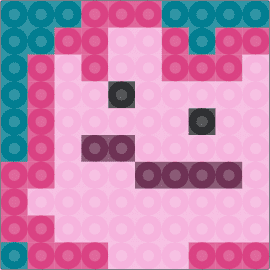 ditto - ditto,pokemon,character,gaming,simple,pink,teal