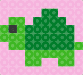 Turtle - turtle,reptile,animal,cute,simple,green,pink