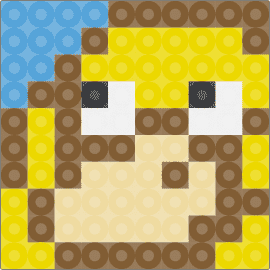 psyduck - psyduck,pokemon,portrait,character,gaming,simple,yellow,tan