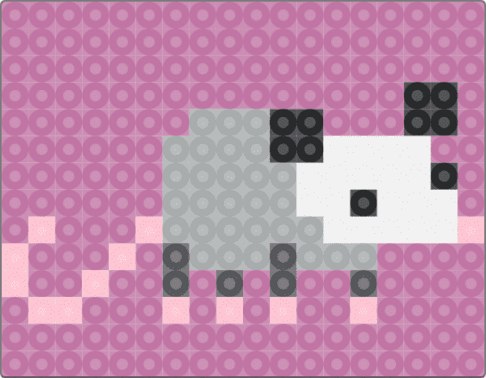 possum - pink