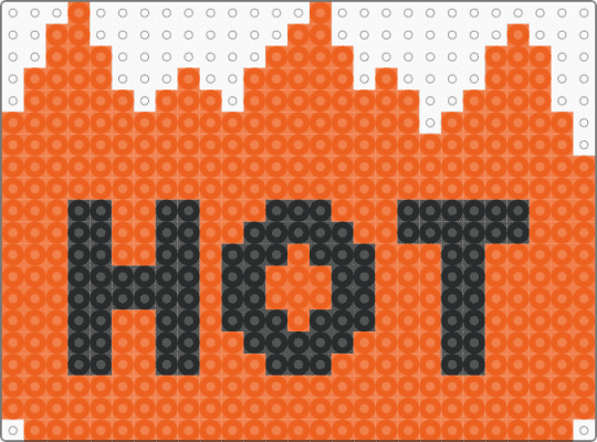 Small Hot Sticker 2 - orange,hot,sticker,hot sticker,edm