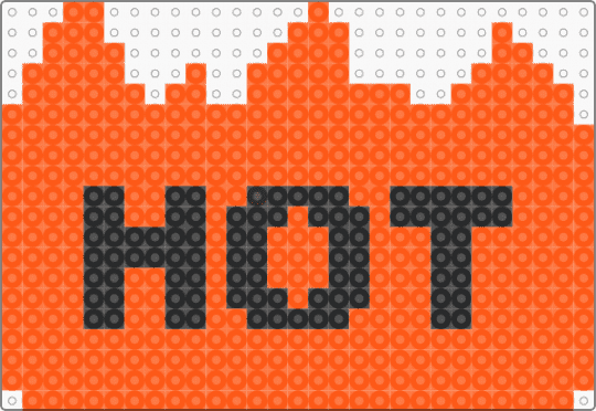 Hot Sticker - orange,hot,sticker,hot sticker,edm