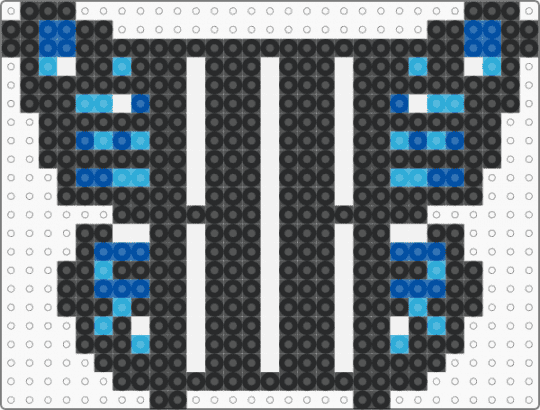 Grabbitz Small Logo - black,light blue,blue,grabbitz,edm,dj,butterfly