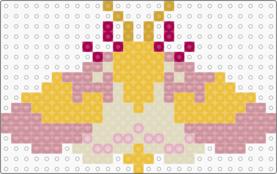 Rose Maple Moth - yellow,pink