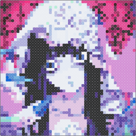 SHADOW SHADOW perler!! - shadow shadow,vocaloid,song,music,panel,spooky,pink,white