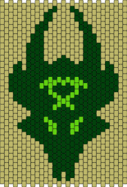 Skaven - skaven,warhammer,logo,symbol,panel,gaming,green,beige