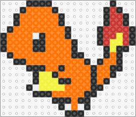 Charmander - charmander,pokemon,character,gaming,cute,starter,flame,orange,yellow,red