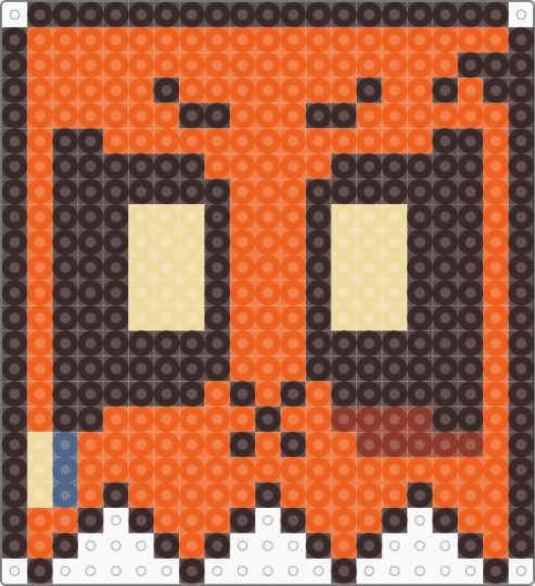 Crinkle - brown,orange,oc,dandys world,outside the lines